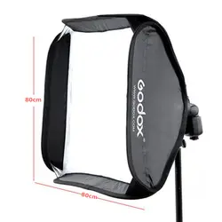 Godox 32 "* 32" 80*80 см 80x80 см Складная Мягкая коробка Godox Suitbale для s-типа кронштейн камеры студийная вспышка подходит для Bowens Elinchrom