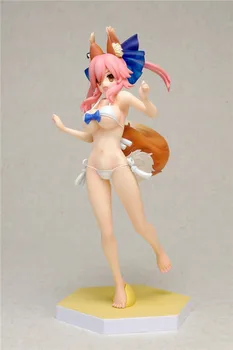 

Fate Grand Order Extra Ccc Anime Tamamo no Mae Wave Bikini Boxed 16cm PVC Action Figure Model Doll Toys Gift