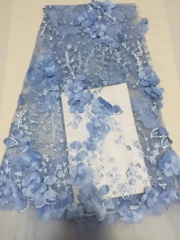 

2018 Latest French Nigerian Laces Fabrics High Quality Tulle African Laces Fabric Wedding African French Tulle Lace