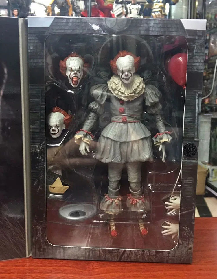 ThinkEasy фигурку СВЧ это Pennywise рисунок 18 см это клоун модели коллекции декор для хеллоуина Horro подарок