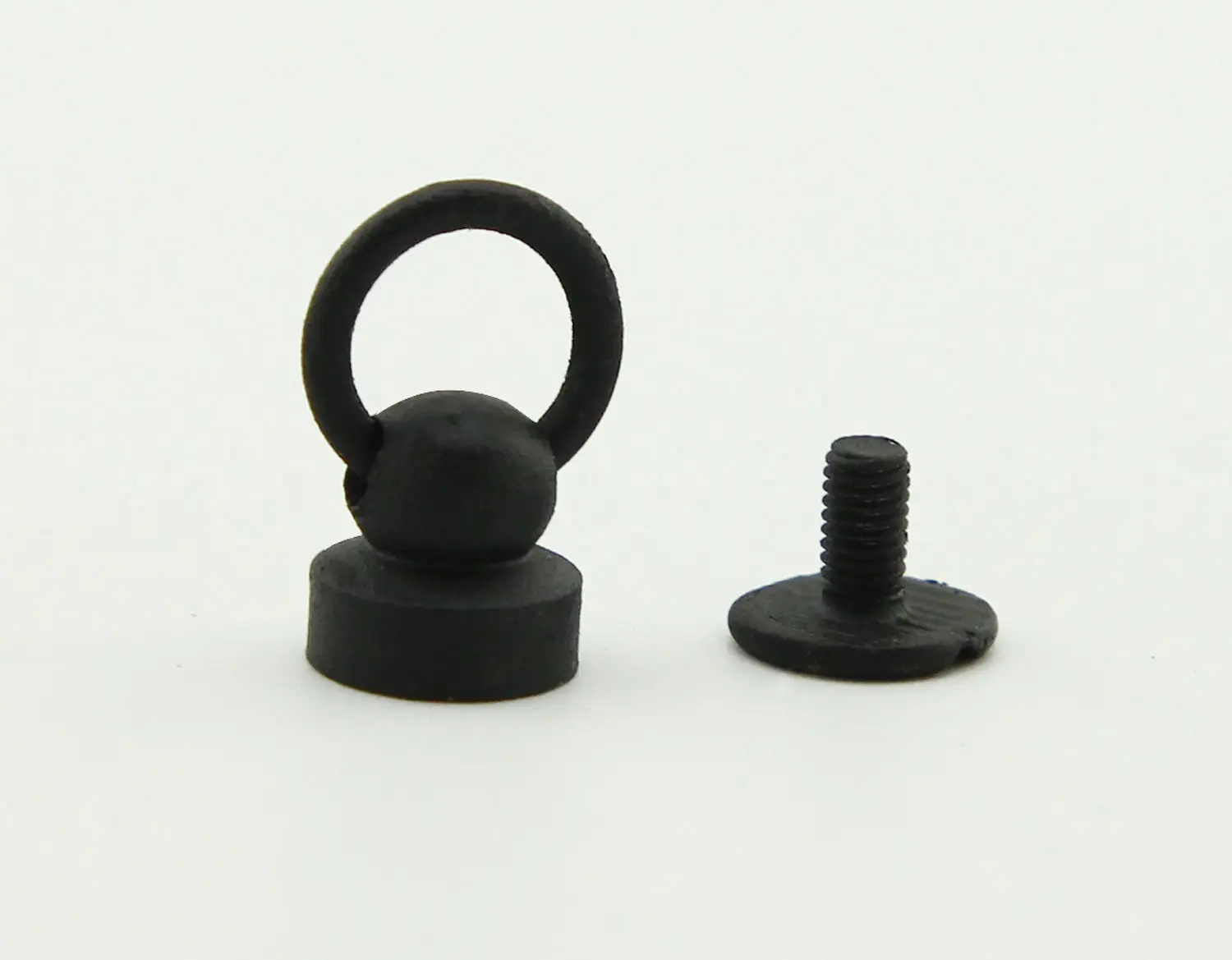 

Screw Back Biker Wallet Chain Connector Ring Holder Black