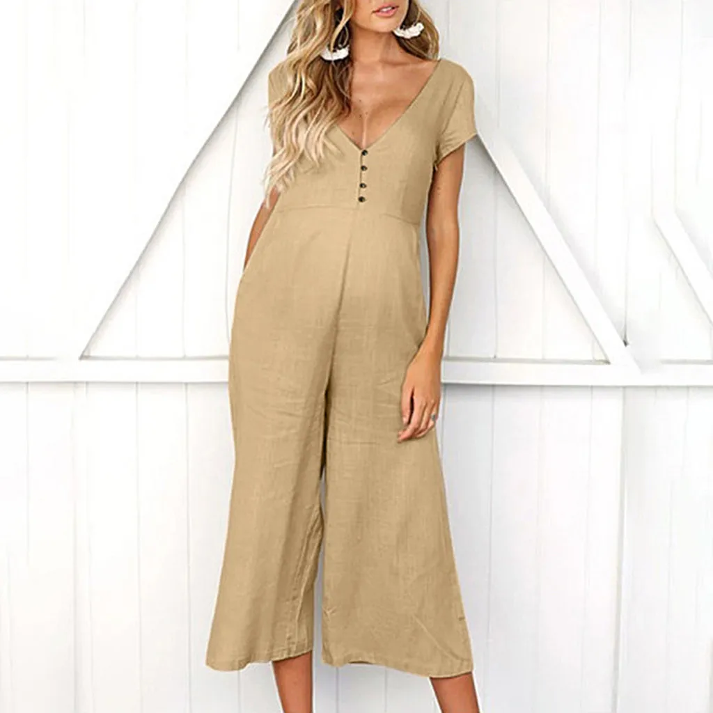yellow maternity jumpsuit