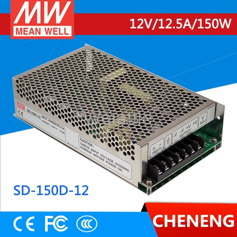 MEAN WELL SD-150D-12 12V 12.5A meanwell SD-150 12V 150W одиночный выход DC-DC конвертер