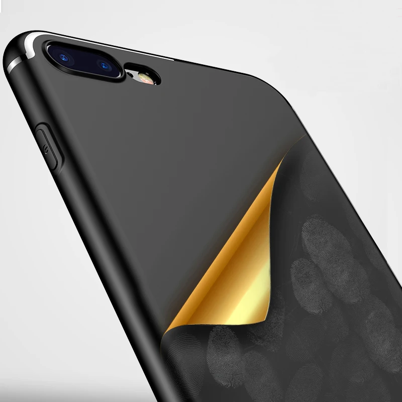 Мягкий матовый чехол для Apple iPhone SE 5 5s 6 6s 7 8 plus iPhone7 задняя крышка оригинальный
