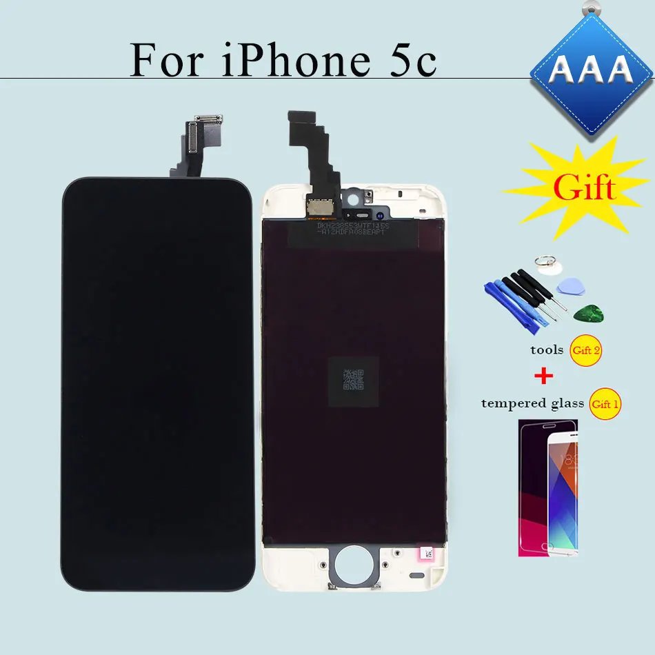 imágenes para De Color blanco Para el iphone 5c Pantalla LCD Reemplazo Completo AAA y Pantalla LCD Digitalizador Asamblea con Marco y El Envío Libre + Regalo imágenes para De Color blanco Para el iphone 5c Pantalla LCD Reemplazo Completo AAA y Pantalla LCD Digitalizador Asamblea con Marco y El Envío Libre + Regalo