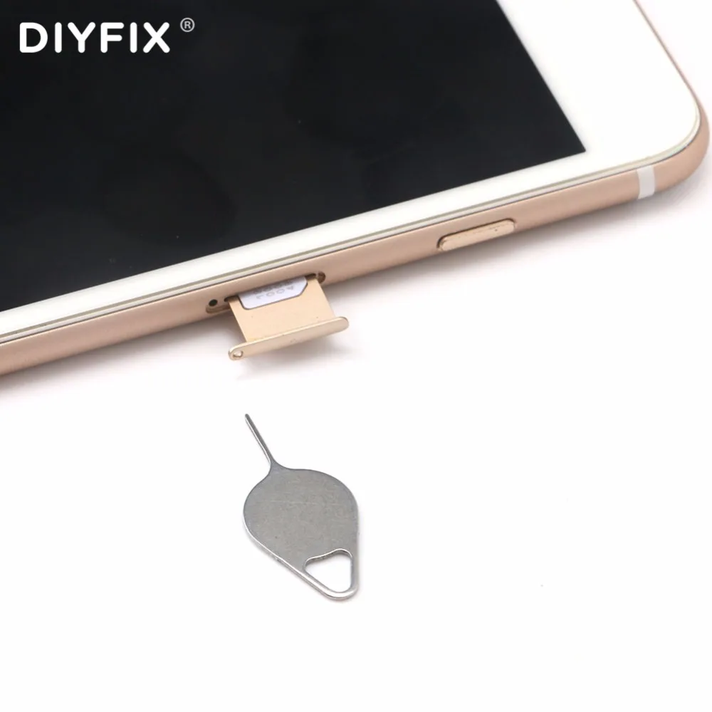 50pcs Sim Card Tray Remover Eject Ejector Pin Key Tool for iPhone Samsung iPad