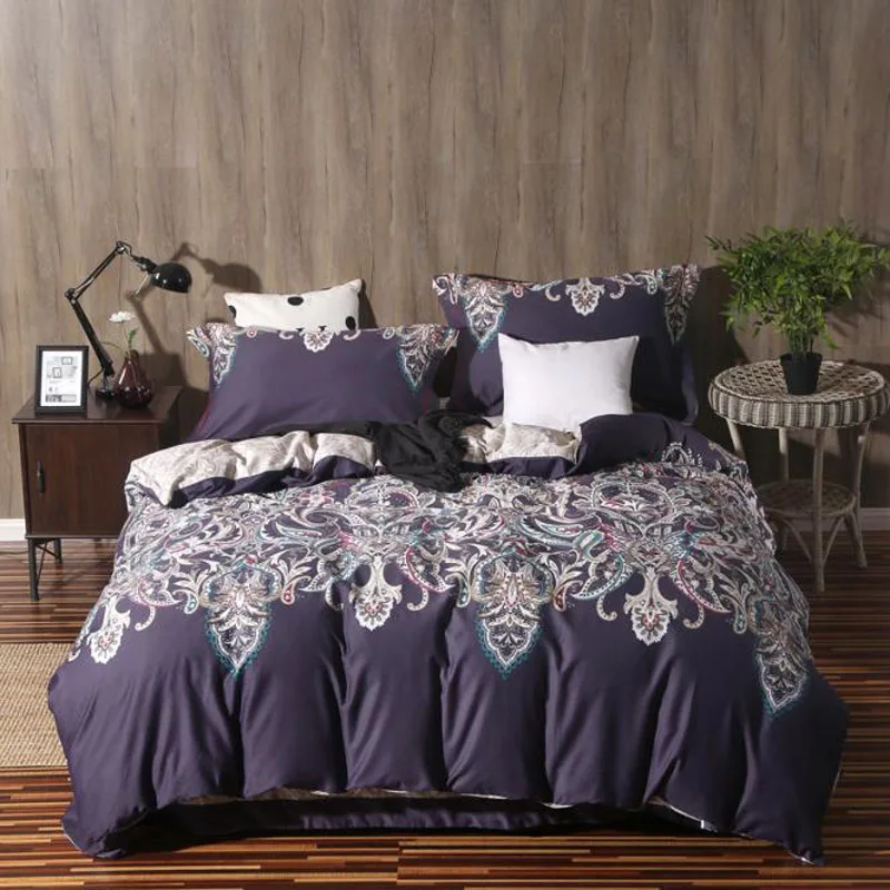 Phuwonda Home Egyptian Cotton Reactive Pritting Bedding Set Sheet Phuwonda Home Egyptian Cotton Reactive Pritting Bedding Set Sheet Pillowcase Duvet Cover Bedcover In Sets From Garden On Aliexpress