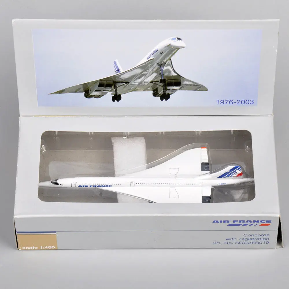 Дети самолет игрушки Concorde 1:400 весы Air Франция 1976-2003 литые под давлением металлические транспортные средства белый мини самолет для детей подарок