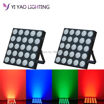 

2PCS/LOT 25X10W RGB LED Stage Light Disco DJ Bar Effect UP Show DMX Strobe for Party KTV