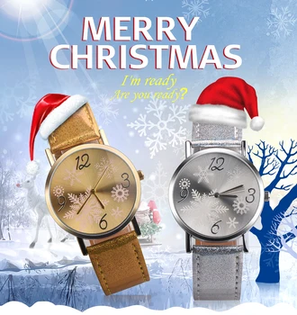 

DHL free 100pc,Wholesales christmas snow snowflake watch women mens lovers couple students winter dress quartz wrist watches
