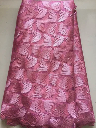 

African Tulle Lace Fabric 2019 African French Lace Fabric High Quality With Stones Nigerian Embroidery Tulle French Lace ELL3321