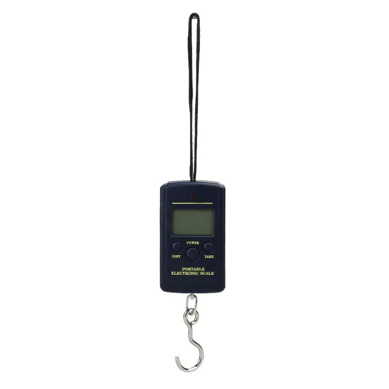 

40kg/10g Pocket Electronic Scale LCD Display Digital Scale Portable Travel Luggage Hanging Mini Parcel Manual Weighting Scale