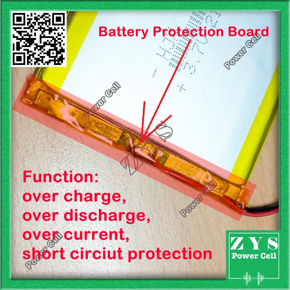 Safety Packing (Level 4) MP3 3.7V 500mAh lithium polymer battery 752540 MP4 remote control airplane model Drone Zone 7.5x25x40mm