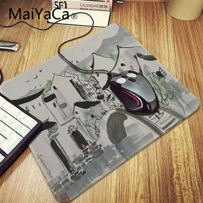 Винтажный крутой игровой коврик для мыши Maiyaca в китайском стиле Цзяннань из
