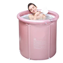 Складная надувная банная бочка для взрослых, бытовая ванна, многофункциональная Взрывозащищенная безопасная устойчивая губчатая подушка, Паровая Ванна