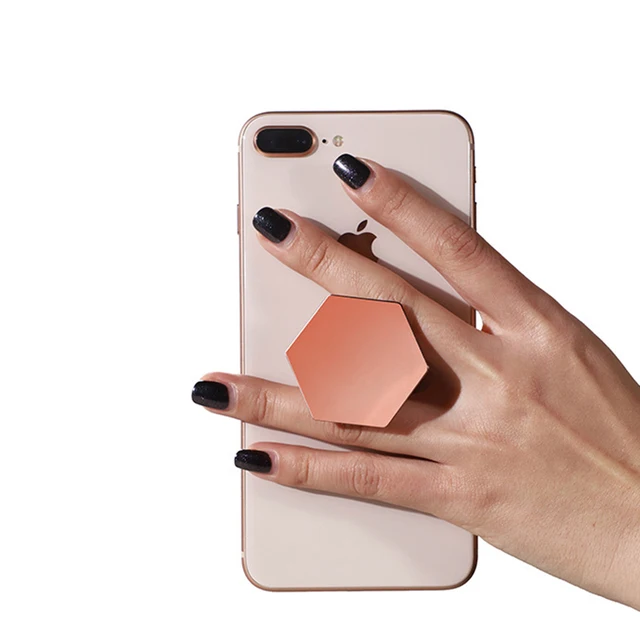 Cheap Universal Finger Ring Holder Plating Hexagon Pop Grip Extending Stand Mobile Phone Ring Holder For iPhone X 8 7 Samsung Stand Cheap Universal Finger Ring Holder Plating Hexagon Pop Grip Extending Stand Mobile Phone Ring Holder For iPhone X 8 7 Samsung Stand