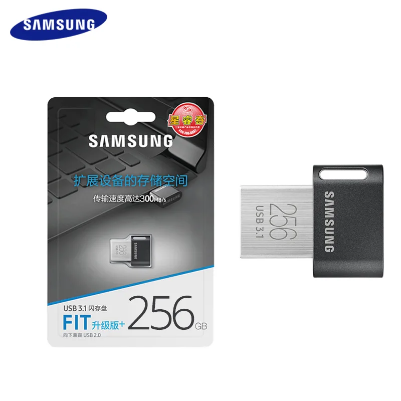 Новейший SAMSUNG USB 64GB флеш-накопитель USB 3,1 32GB флеш-накопитель Металлический мини-черный диск Memoria 128GB