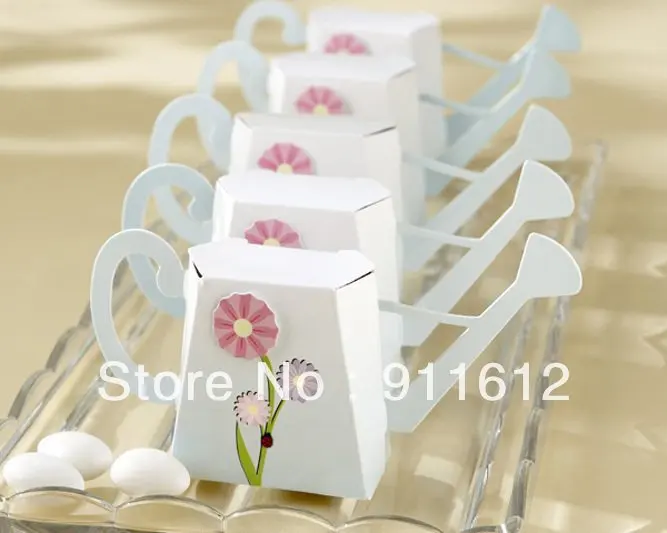 Free shipping Mini Watering Can Favor Box 100PCS/LOT candy gift boxes