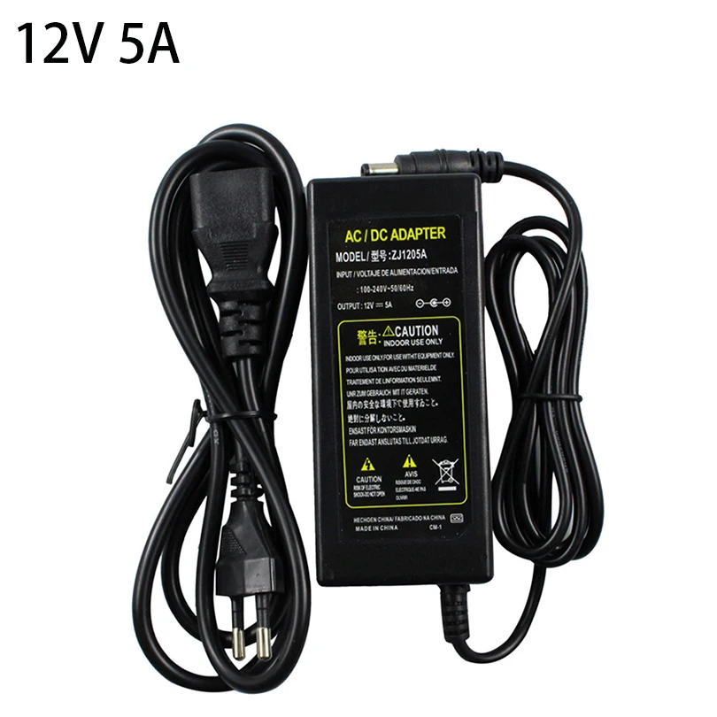 DC12V 1A 2A 3A 5A 6A 8A 10A трансформатор освещения AC110V-220V до 12 в источник питания ЕС/США/AU/Великобритания Светодиодный драйвер для светодиодной ленты