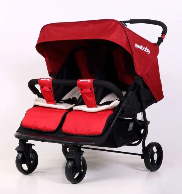 

Multifunctional Double Stroller for Twins Baby Trolley Can Be Easily Folded Lie Flat Twin Baby Stroller Umbrella Car Double Pram