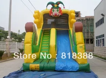

clown slide inflatabe slide palm tree slide inflatable water slide