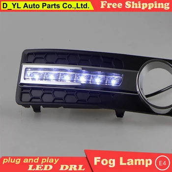 

Car styling For Volvo S80 2009-2013 LED DRL S80 High brightness guide LED DRL led fog lamps daytime running lights