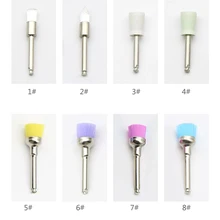 100 шт./лот, материалы для стоматологической лаборатории, цветные нейлоновые защелки, маленькие плоские полировальные инструменты, Prophy brinks, Стоматологический Продукт