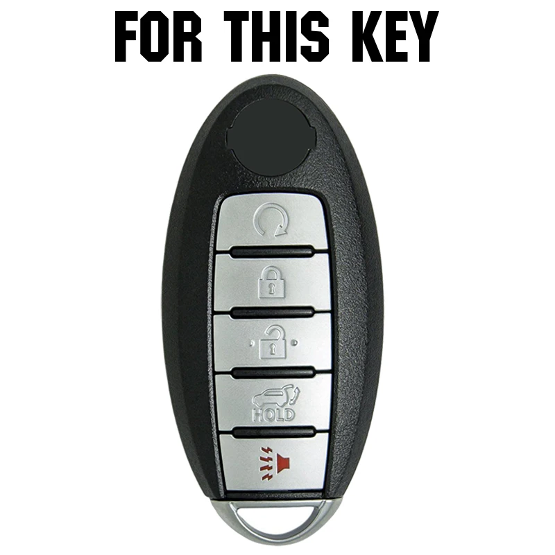 5 кнопочный ФОБ чехол для Nissan Rouge Maxima Altima Sentra Murano Qashqai|Кольца ключей| |