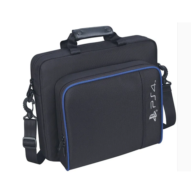Для PS4 Slim Game Sytem сумка размер для playstation 4 консоль Защита сумка через плечо Сумка холщовый чехол