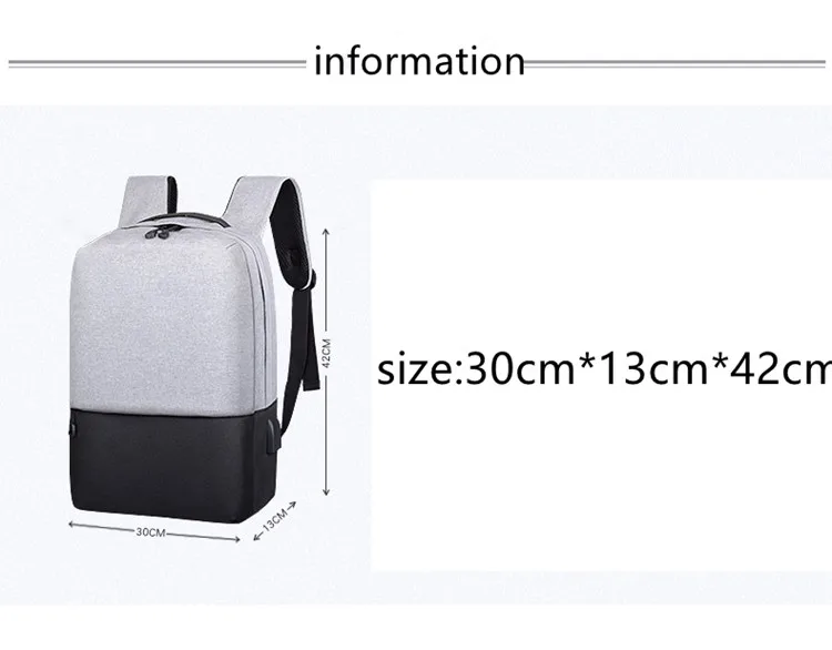 wholesale online bagpack custom back pack business laptop bag litht weight usb charging bags for men anti theft smart backpack