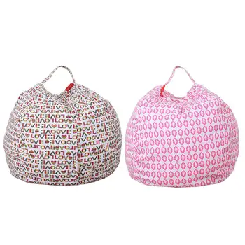 

Children Stuffed Animal Storage Bean Bag Chair With Handle Finest Storage Hammock Organizer For Kids' Plush Jumbo Cuddly Toys