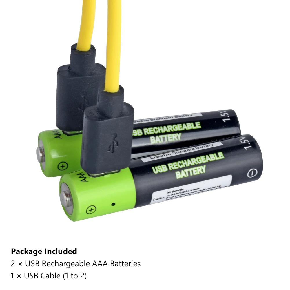 2 шт., 1,5 в, 400 мА/ч, литиевые AAA батареи, USB зарядка, 400 мА/ч, 3 А, Aaa, литий-полимерные литий-ионные аккумуляторы с автомобильным зарядным устройством, USB кабель - Цвет: 2AAA with usb cable
