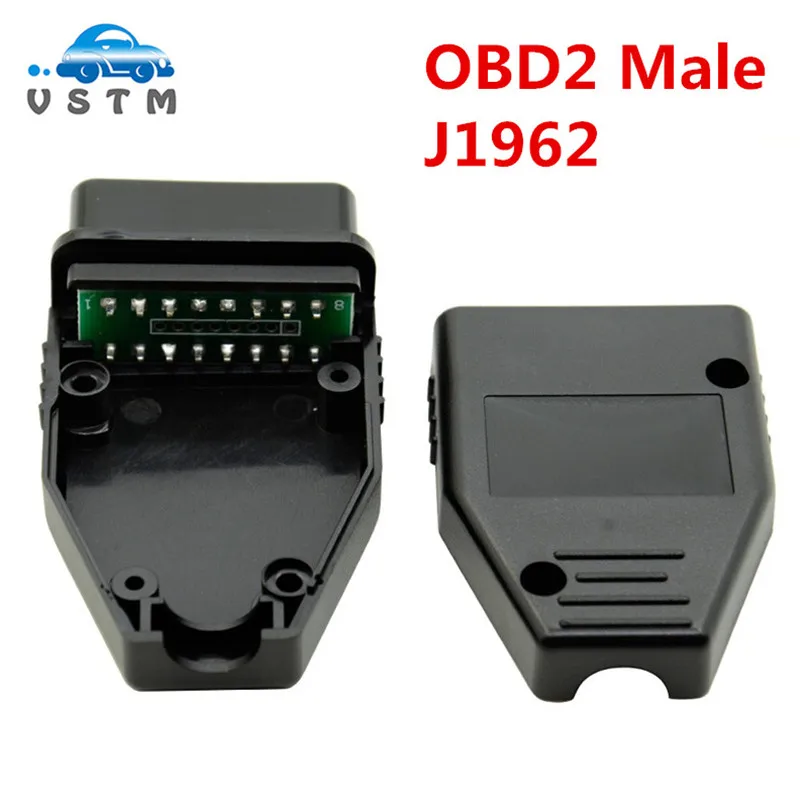 Заводская цена! Высокое качество Универсальный 16Pin 16 pin EOBD2 OBDii OBD II OBD2 J1962 разъем RCA