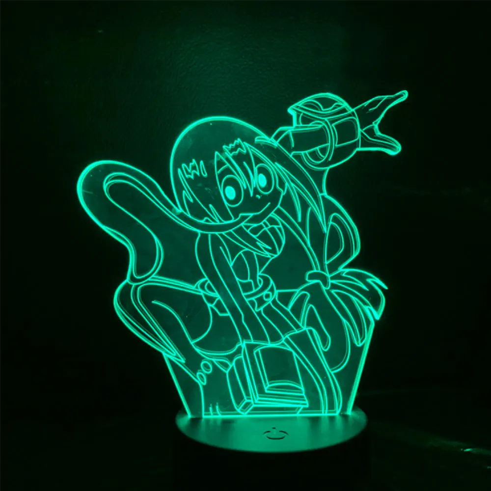 Мой герой Академия все может Мидори изюку Asui Tsuyu Todoroki Shoto Bakugou Katsuki 3d свет меняет
