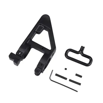 

Magorui AR15 M4/M16 Front Triangle Sight Rifle Metal Front Iron Sight Triangle +Sling Swivels for Airsoft Hunting Fit M Series
