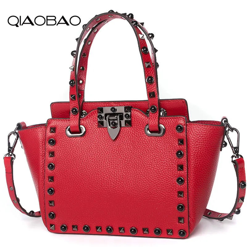 Qiaobao новый список женская сумка 2018 Европа и США мода натуральной кожи ведро пельмени сумка леди Вместительные сумки