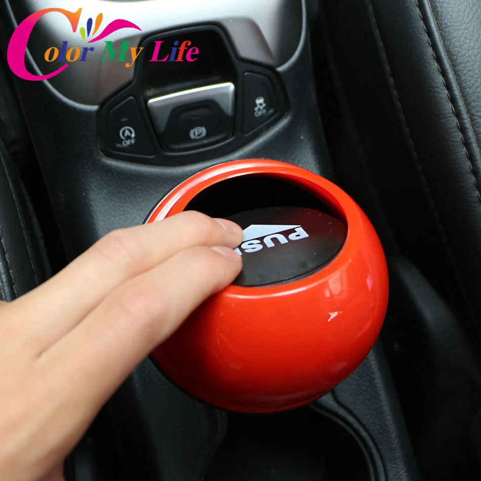 

Car Trash Can Garbage Dust Door Storage Barrel Car Card Holder for VOLVO V40 V60 S60 S80 XC60 XC90 C30 C40 C70 S40 S80L