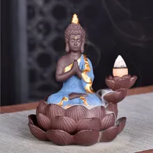 Бог Будда Ганеша обратного потока ладан горелка Индии Курильница держатель подарки медитация украшения дома и офиса ремесла