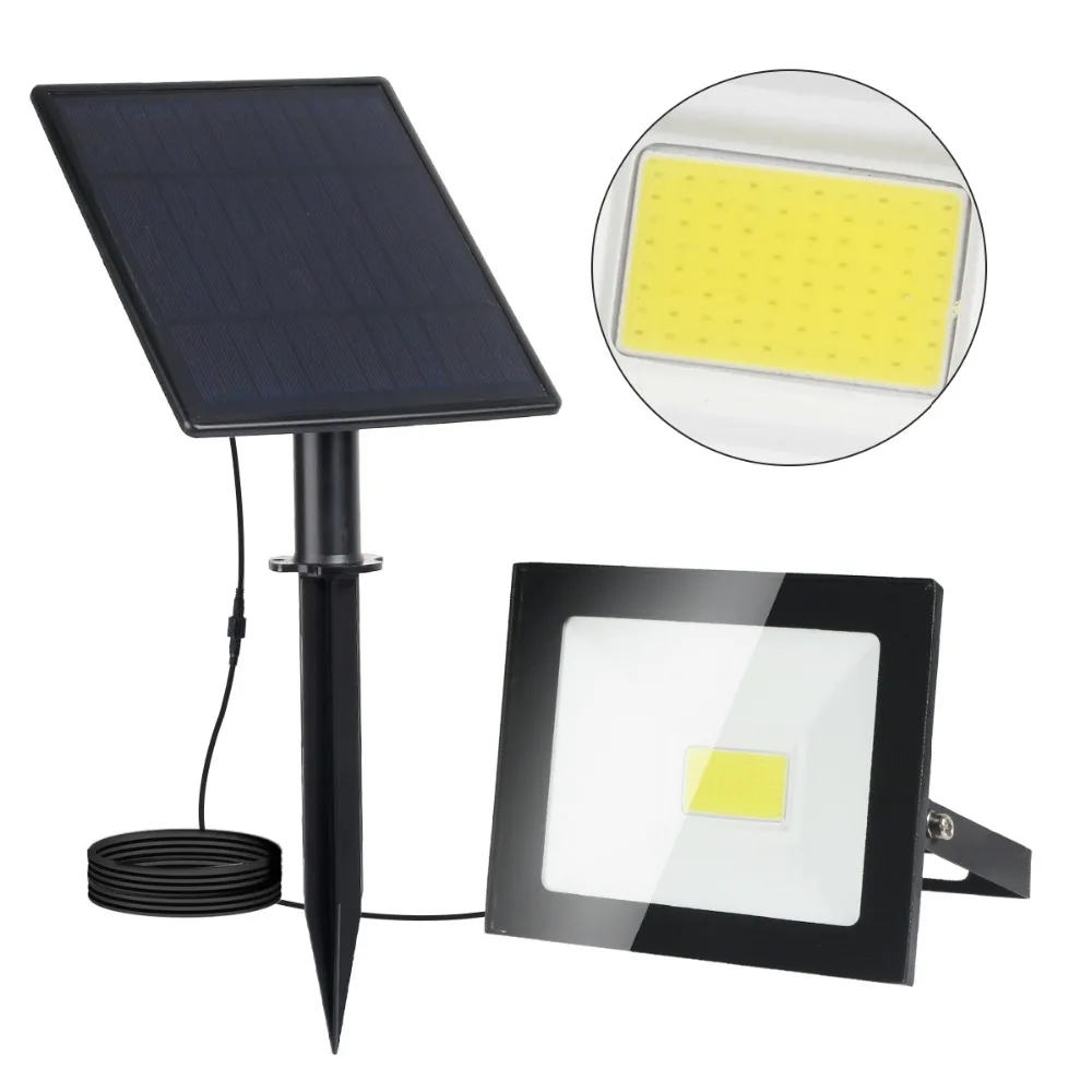 Lâmpada de Parede à Prova Iluminação do Trajeto ao ar Movido a Energia Holofotes de Emergência T-sun Lâmpada Solar Água Noite Livre Jardim Luz Cob d' 5 ??02