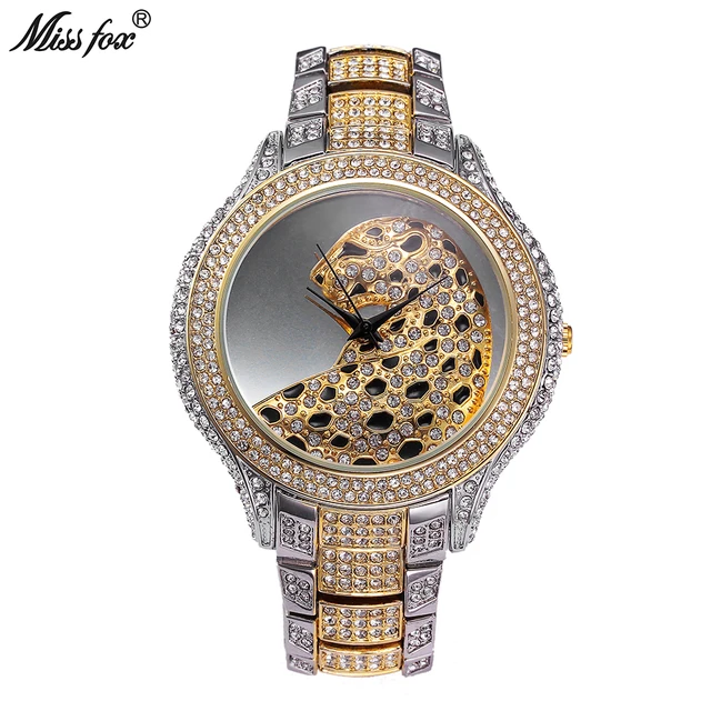 Miss Fox Beautiful Luxurious Diamond Prince Watches Women Ladies