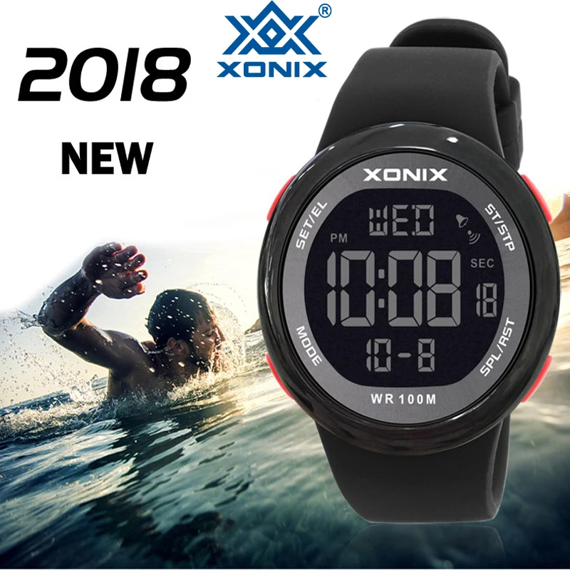 Cgwatch sport отзывы. Стильные мужские часы для плавания. Водонепроницаемые часы для плавания Honor. Как установить время на Xonix 100m.