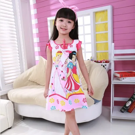 New Arrival Nightgowns For Girls Pajamas For Children Infant Baby Girl Party Sleeping Dresses Kids Night