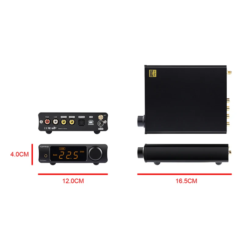 Hi Fi ЦАП TOPPING DX3 PRO Bluetooth 5 0 XMOS XU208 AKM AK4493EQ * 2 USB DSD512 768 кГц 32 бит|Цифро-аналоговые
