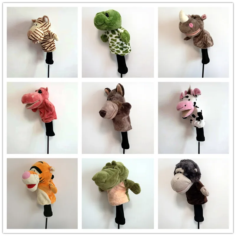 

Cartoon Animal Golf Fairway Woods Headcovers Lovely Plush Sport Golf Fairways Covers Cute Gift For Men Women