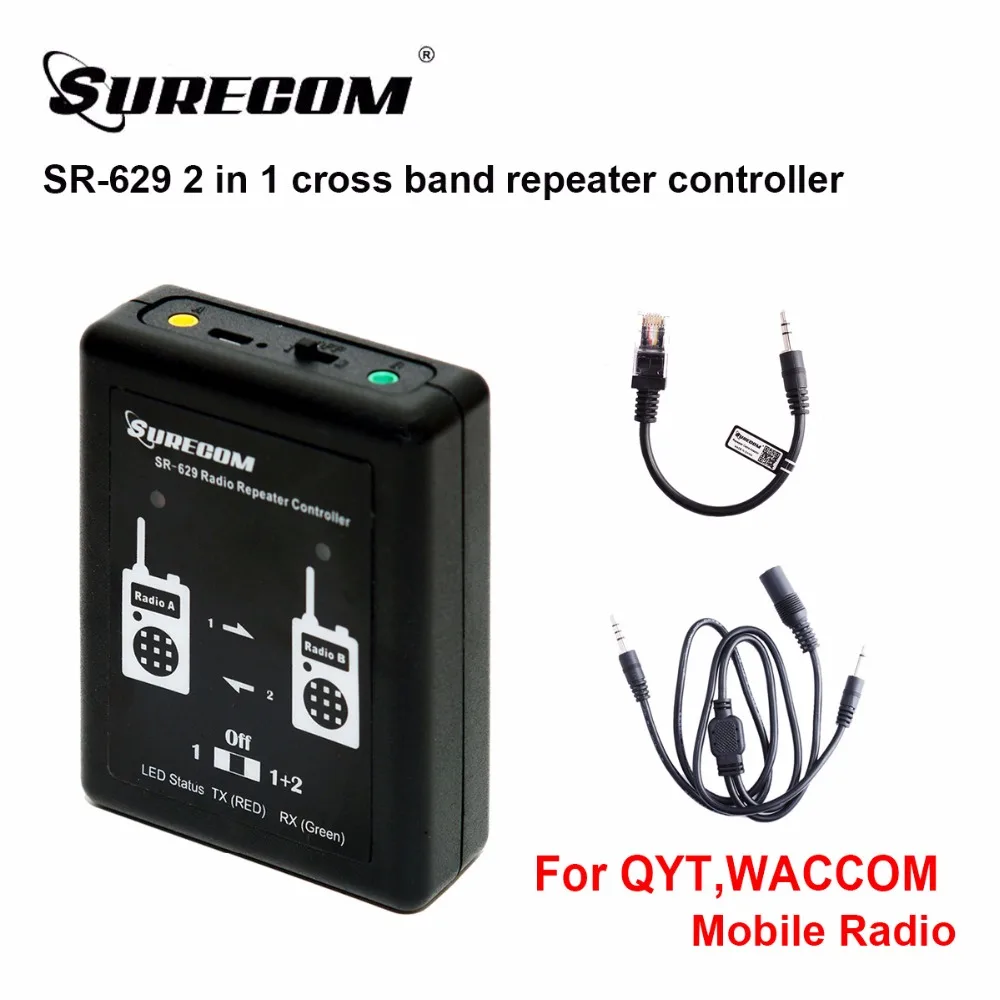 

SURECOM SR-629 Duplex Repeater Controller with QYT KT-UV980 Mobile Radio CABLE