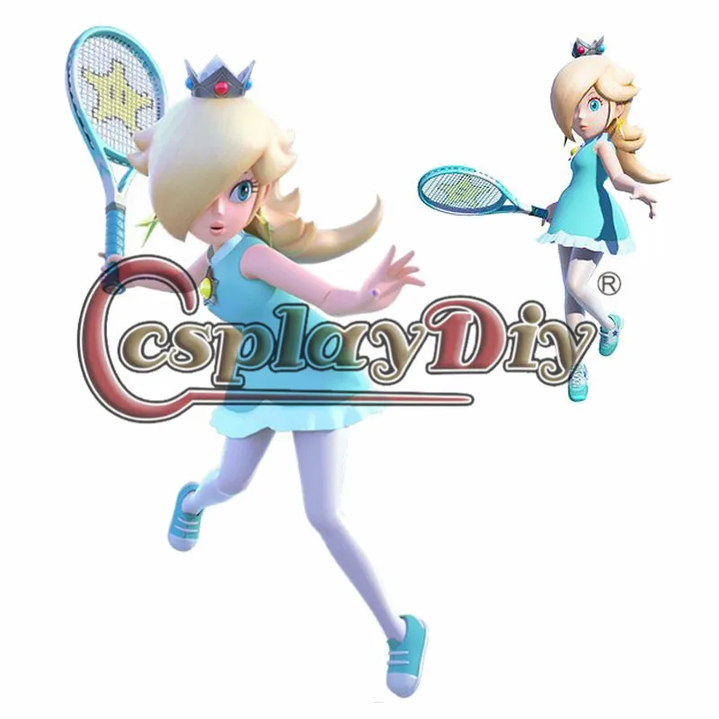 Косплей diy Mario Tennis Princess Peach Daisy Rosalina косплей костюм на Хэллоуин вечерние женские спортивные платья для девочек на заказ