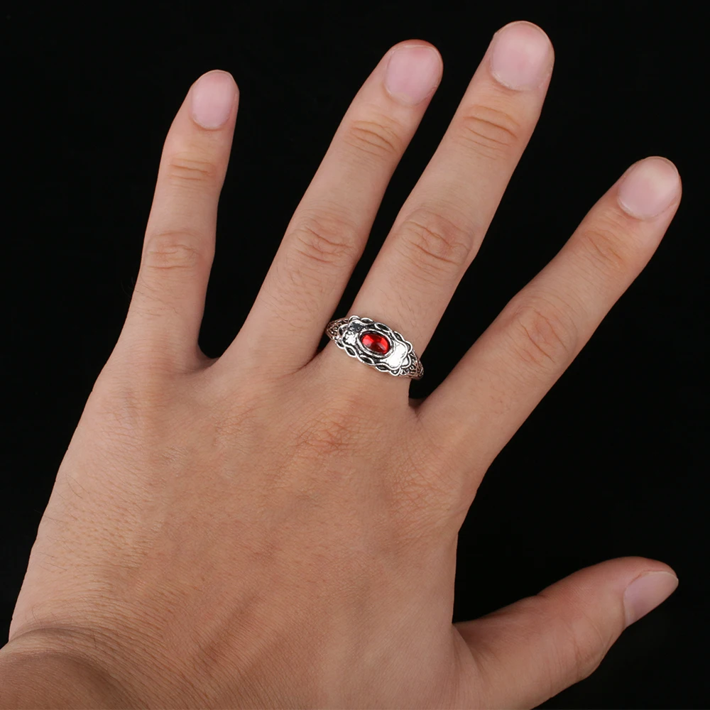 Cosplay Game Dark Soul Ring Life Ring Dark Vintage Ring Fashion Ring Size 9 Unisex Halloween Party Prop (2)