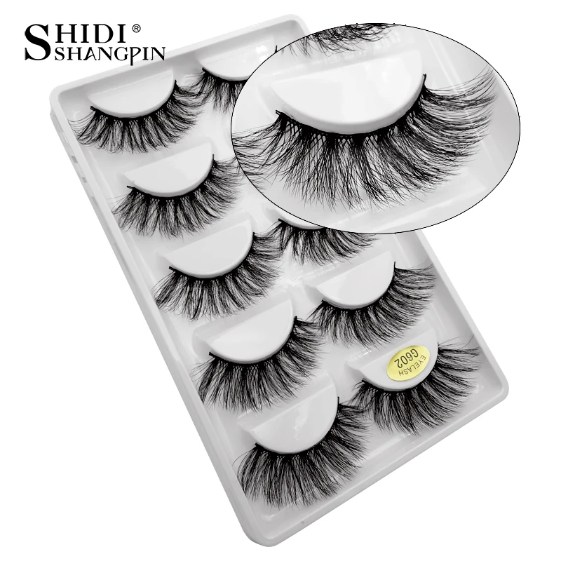 Lotes de Preço por Atacado Feitos à Mão Novo Vison Cílios Postiços Natural Longo 3d Maquiagem Falso Cils 50 8 vison cílios postiços feitos à mão cílios