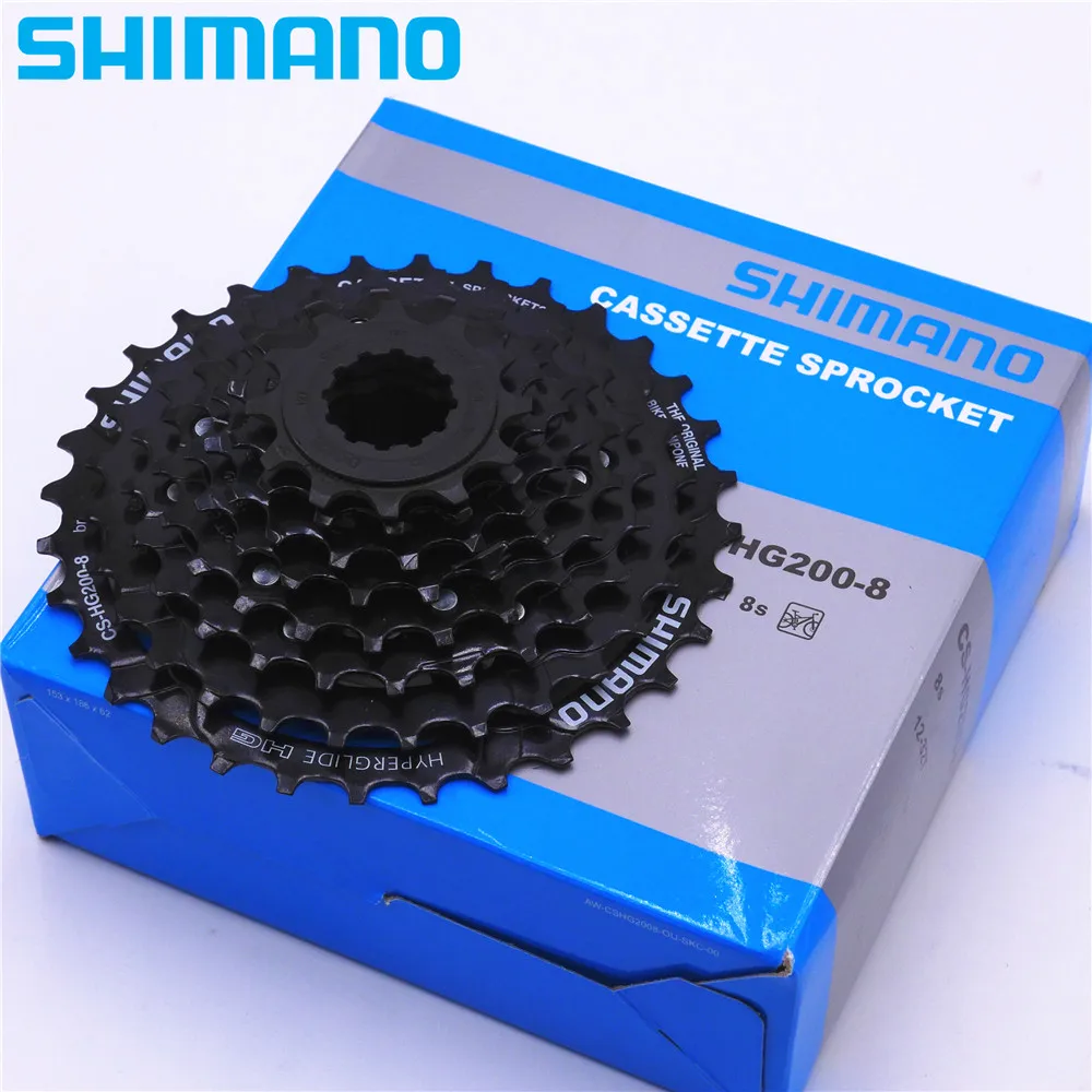 Nuchter los van Behoefte aan SHIMANO HG200 8 Speed MTB Mountain Bike Cassette CS HG200 8 12 32T|Bicycle  Freewheel| - AliExpress