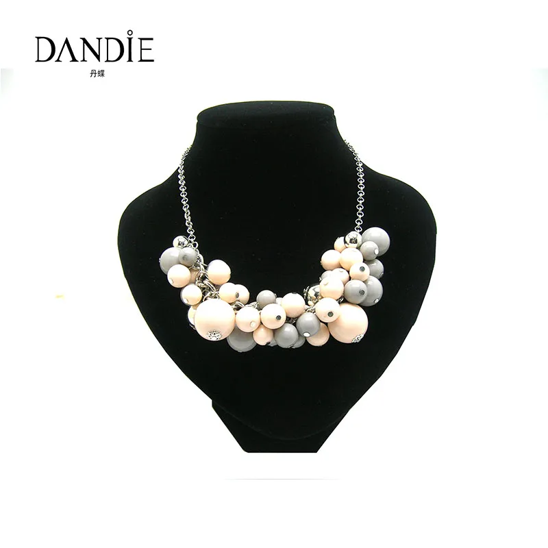 

Dandie Fashionable Acrylic Beaded Necklace, Statement Chocker Necklace